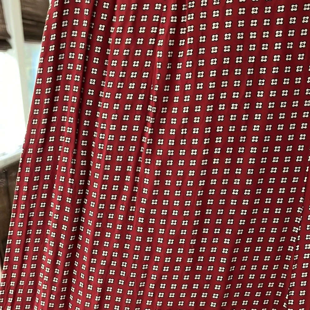 Anthropologie x Maeve Red Patterned Romper Size 6 EUC‎ - Picture 8 of 9